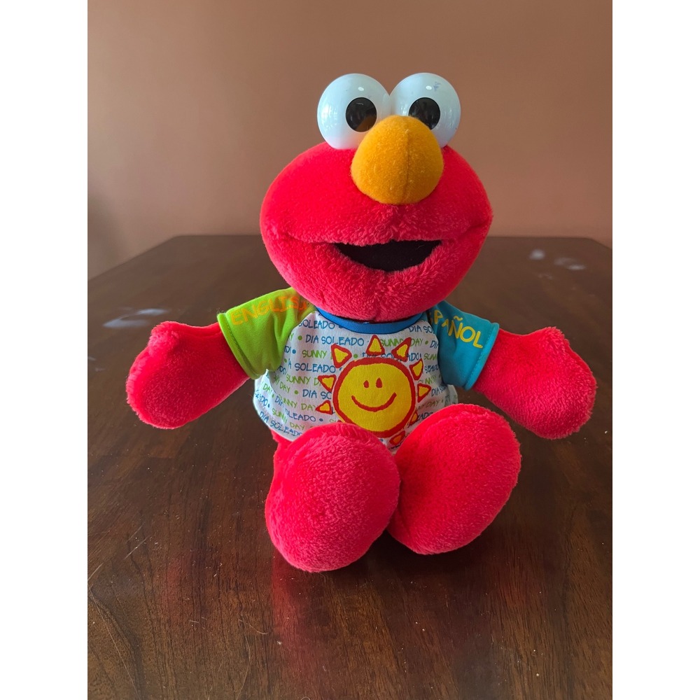 Fisher Price Sesame Street Sunny Day Dia Soleado Elmo Plush Vintage 2001 90367